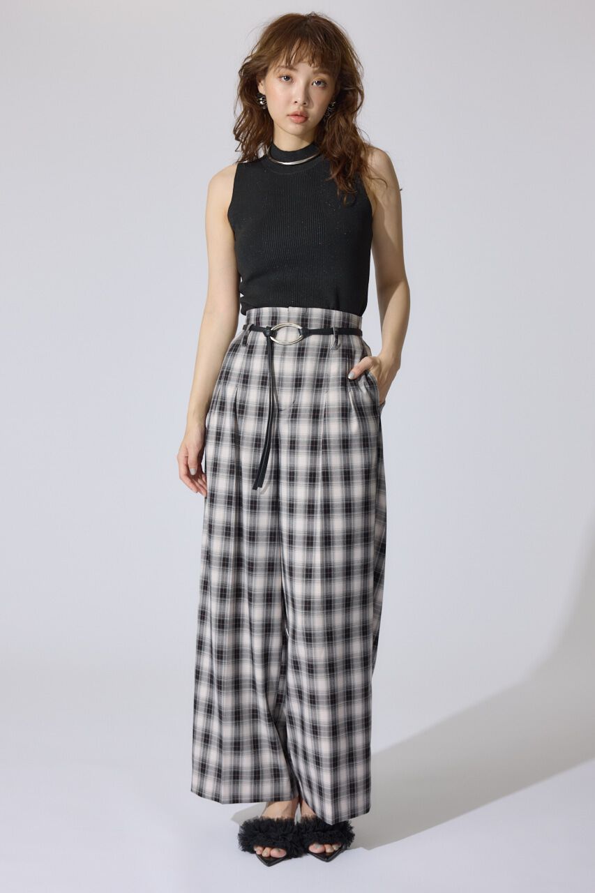 rienda「ウォッシャブルリブタンクトップ」|ニット・セーター|