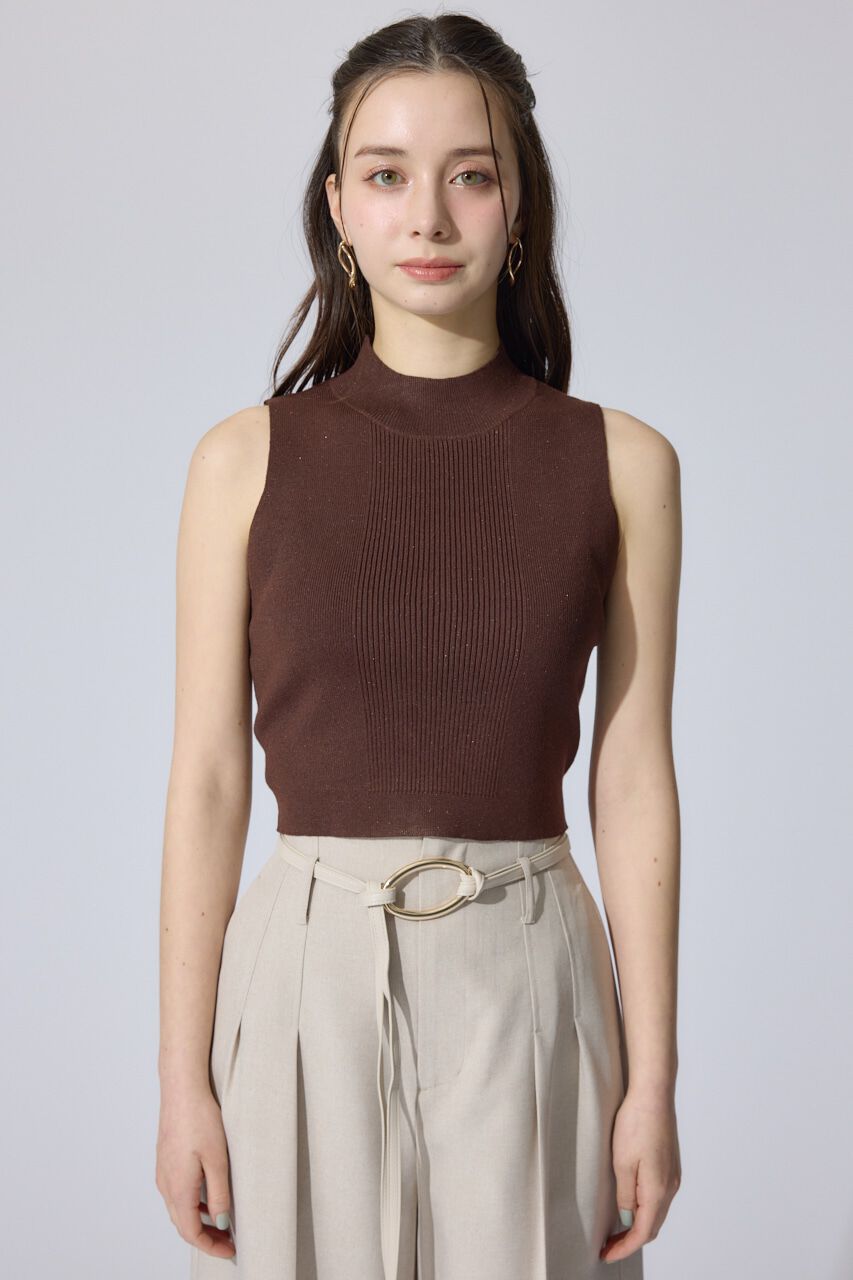 rienda「ウォッシャブルリブタンクトップ」|ニット・セーター|