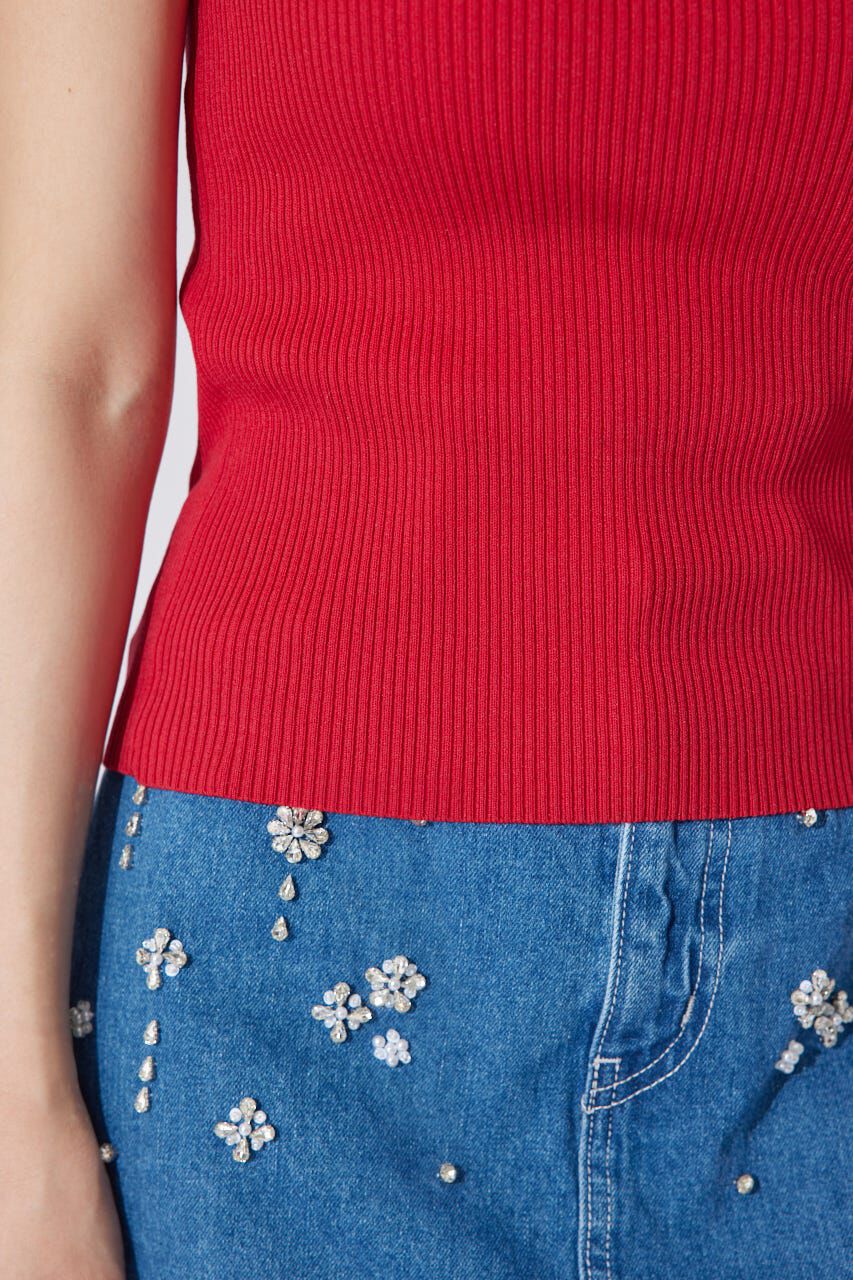 rienda「ワンショルダーニットトップス」|シャツ・ブラウス|