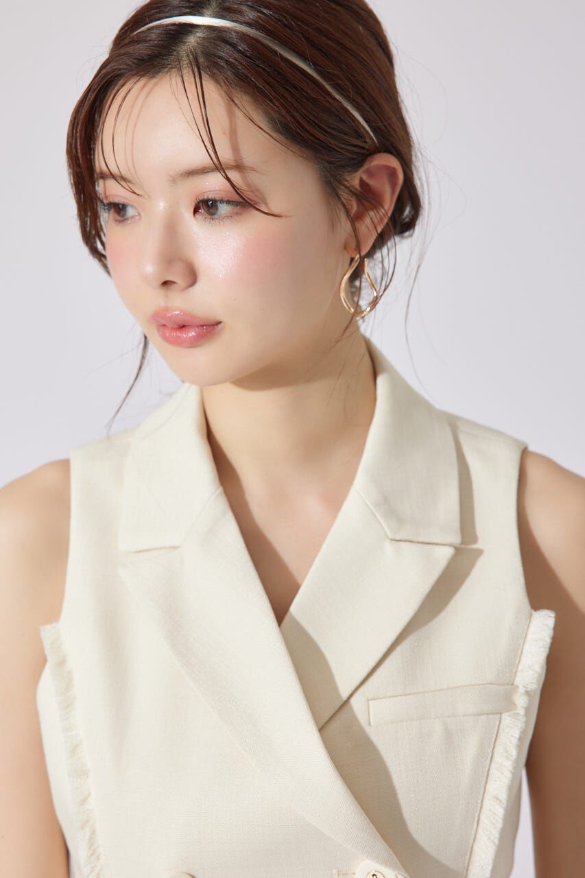 rienda「テーラードベスト」|ダウンベスト・ベスト|