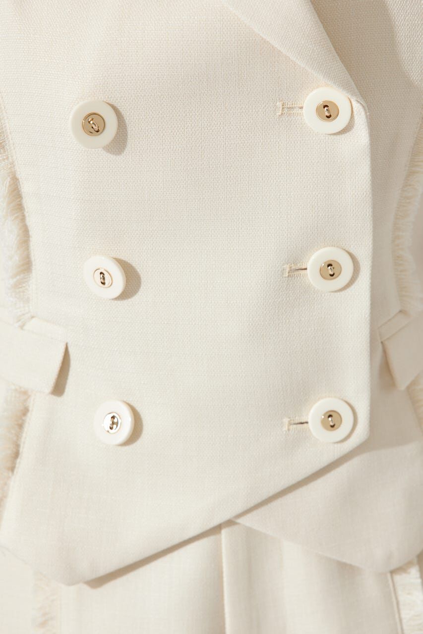 rienda「テーラードベスト」|ダウンベスト・ベスト|