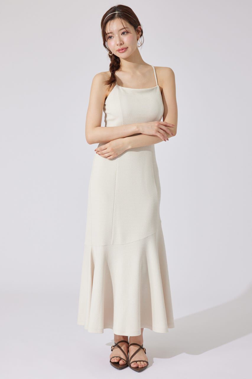 rienda「カップ付きマーメイドキャミワンピース」|ワンピース|