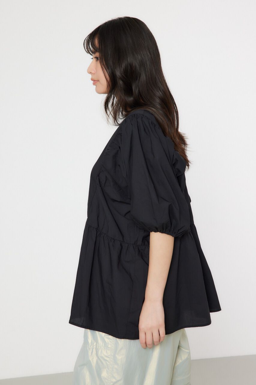 RODEO CROWNS「袖ボリュームペプラムトップス」|シャツ・ブラウス|