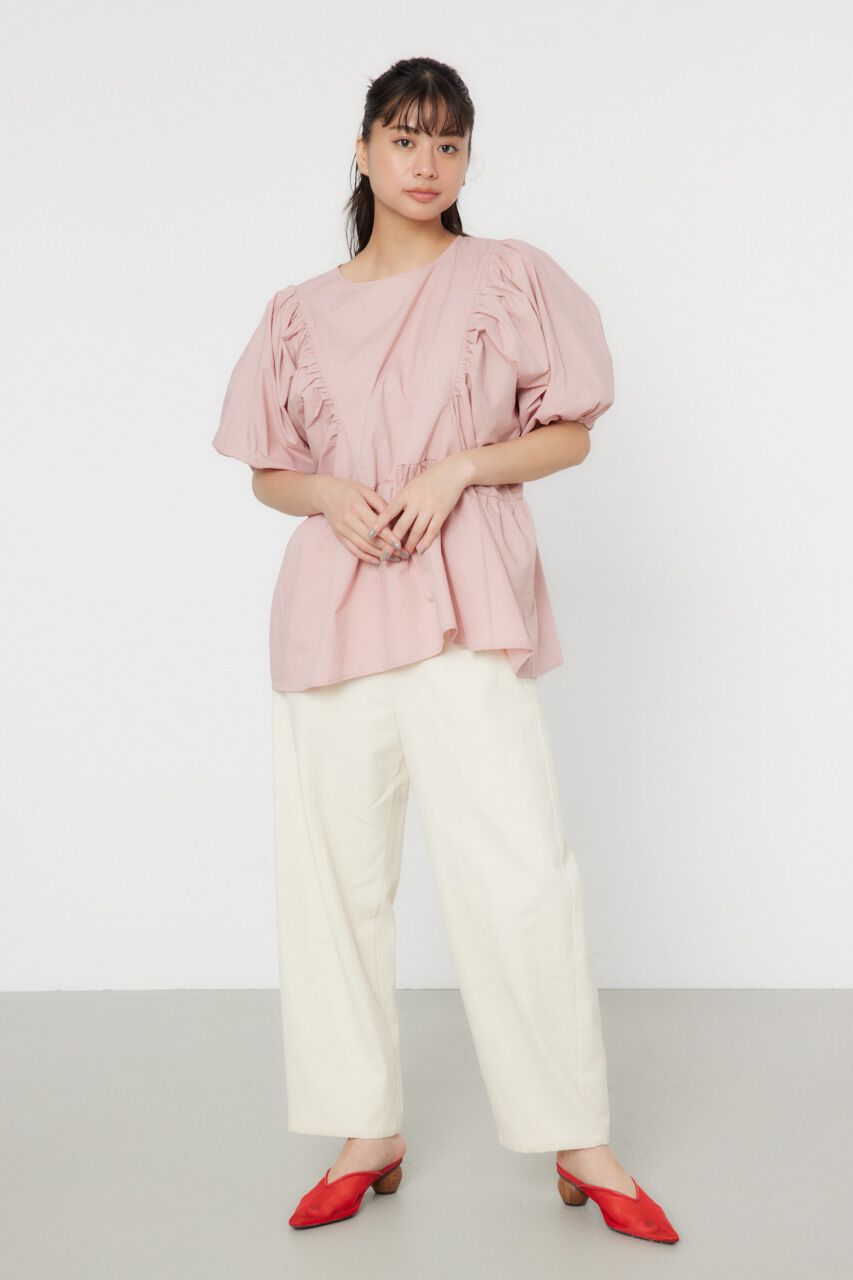 RODEO CROWNS「袖ボリュームペプラムトップス」|シャツ・ブラウス|