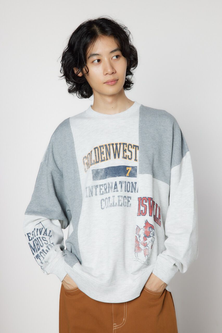 RODEO CROWNS「リメイクライクスウェット」|パーカー|T.GRY