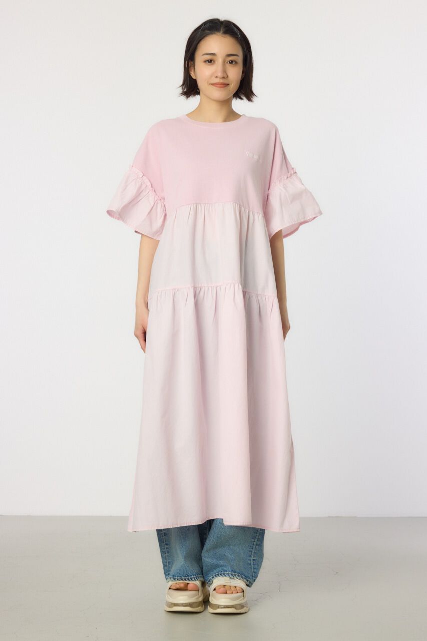 RODEO CROWNS「ピグメントドッキングティアードワンピース」|ワンピース|