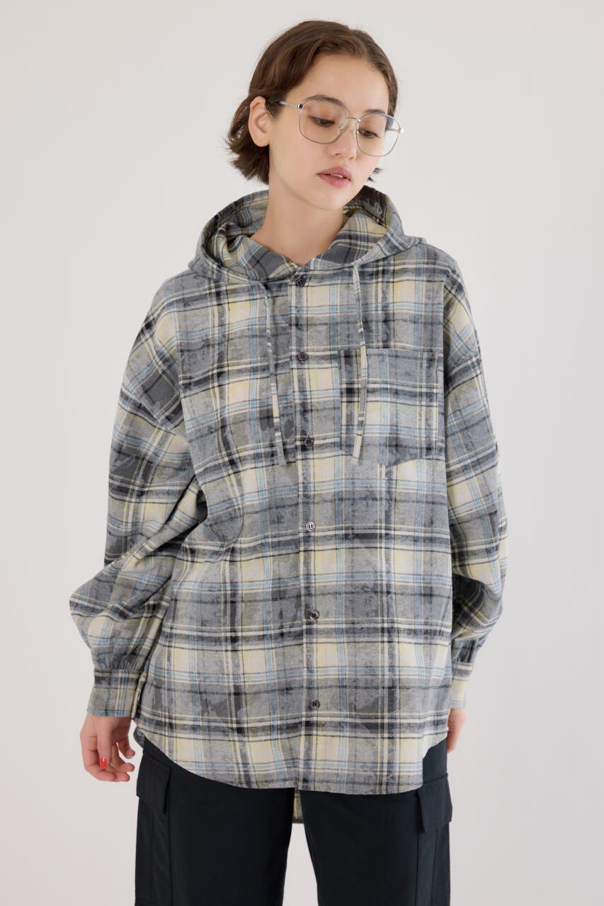 RODEO CROWNS「ヴィンテージチェックフードシャツ」|シャツ・ブラウス|