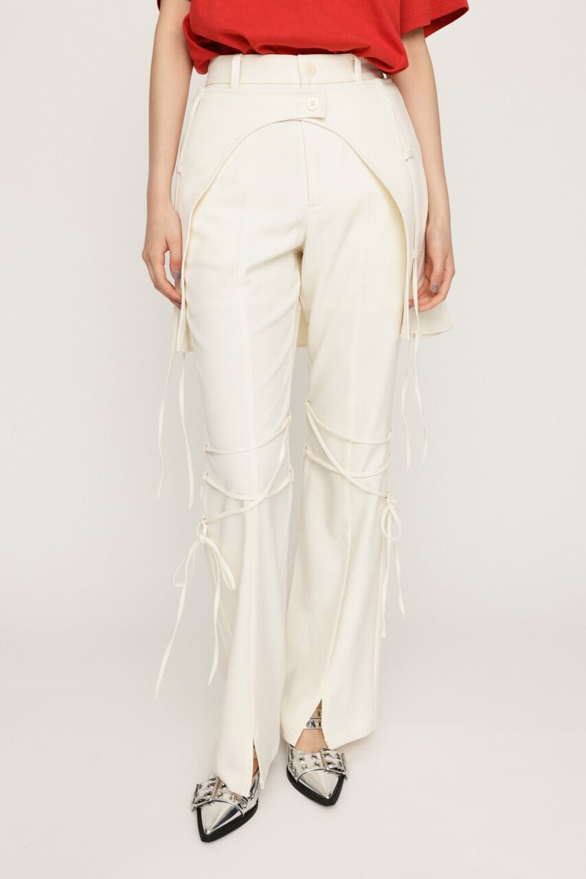 SLY「PLEATS LAYERED FLARE パンツ」|その他|