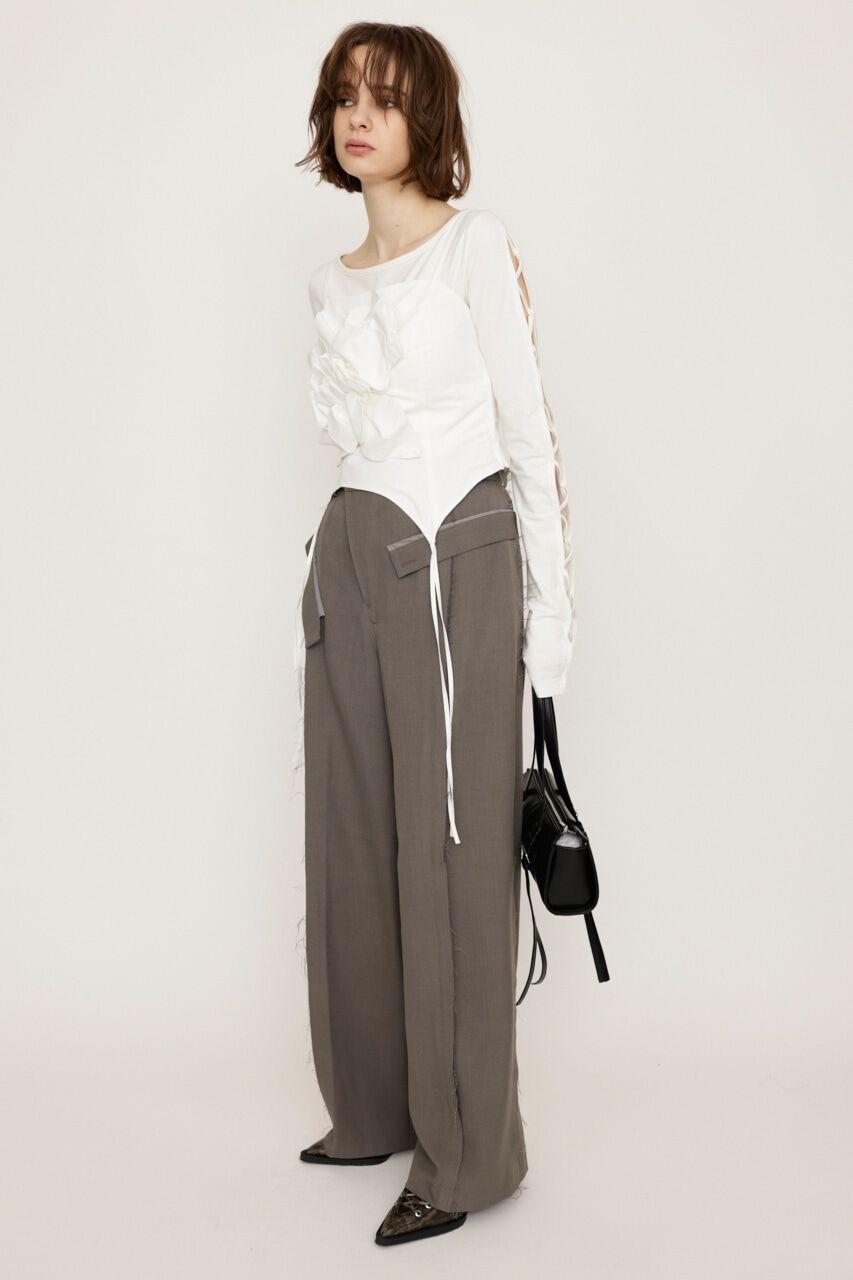 SLY「CUT OFF WAIST STRAIGHT パンツ」|その他|