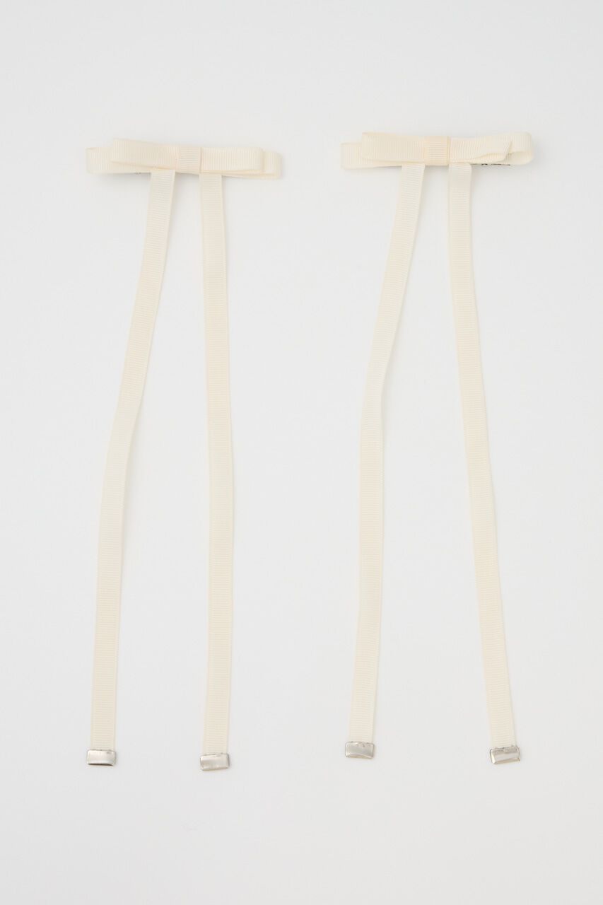 SLY「RIBBON HAIR PIN SET」|その他|O/WHT1