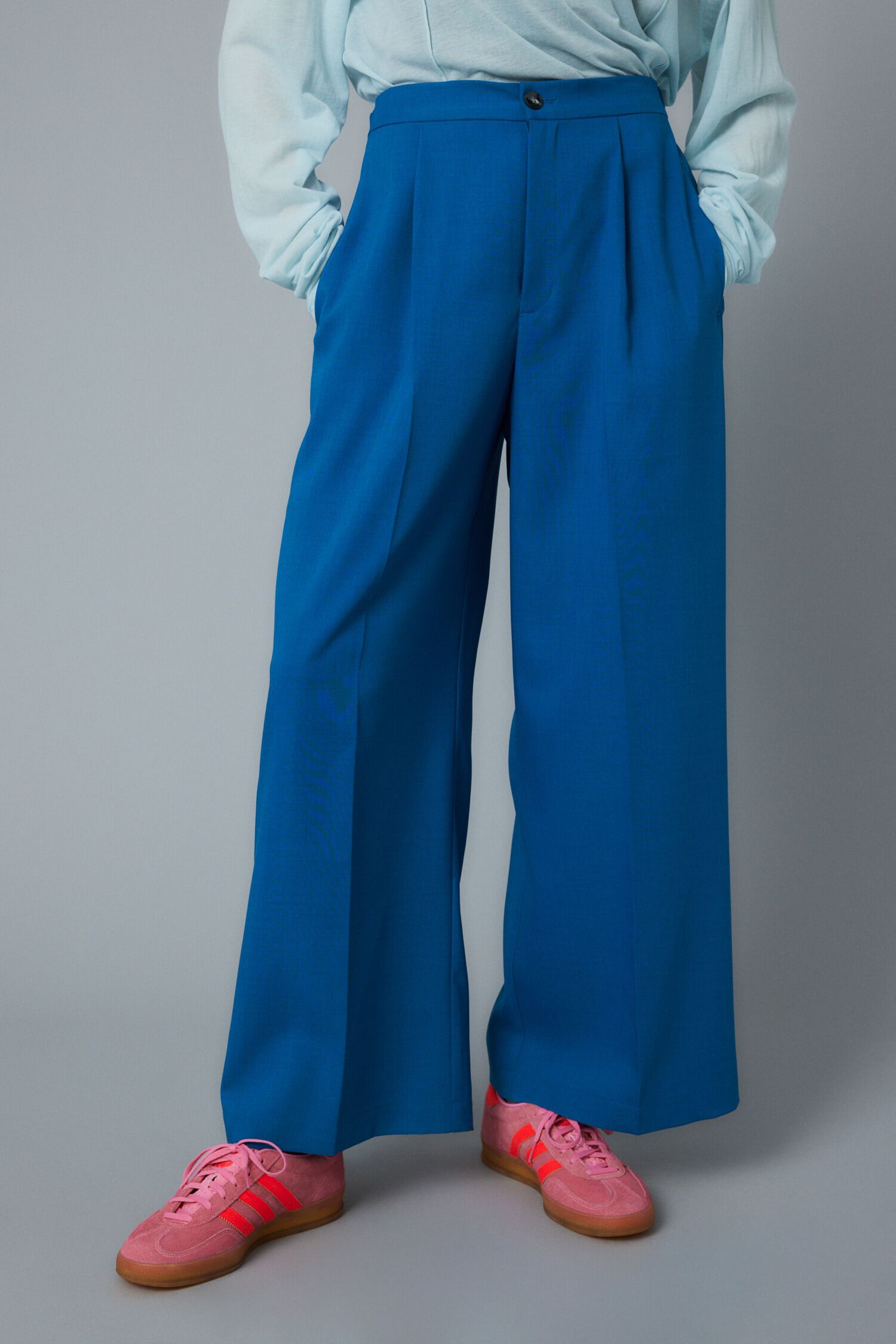 HeRIN.CYE「Center press wide pants」|その他|BLU