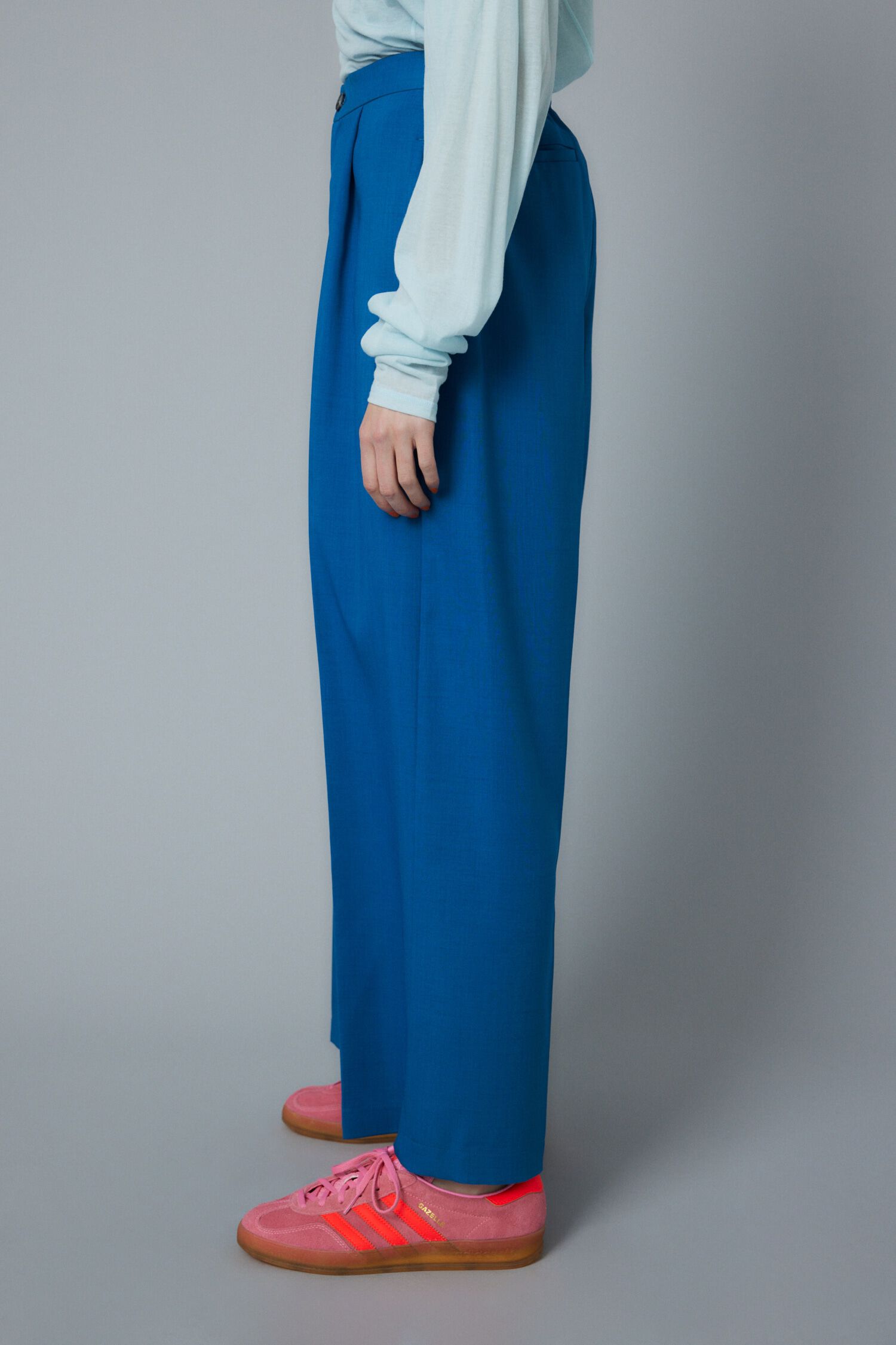 HeRIN.CYE「Center press wide pants」|その他|