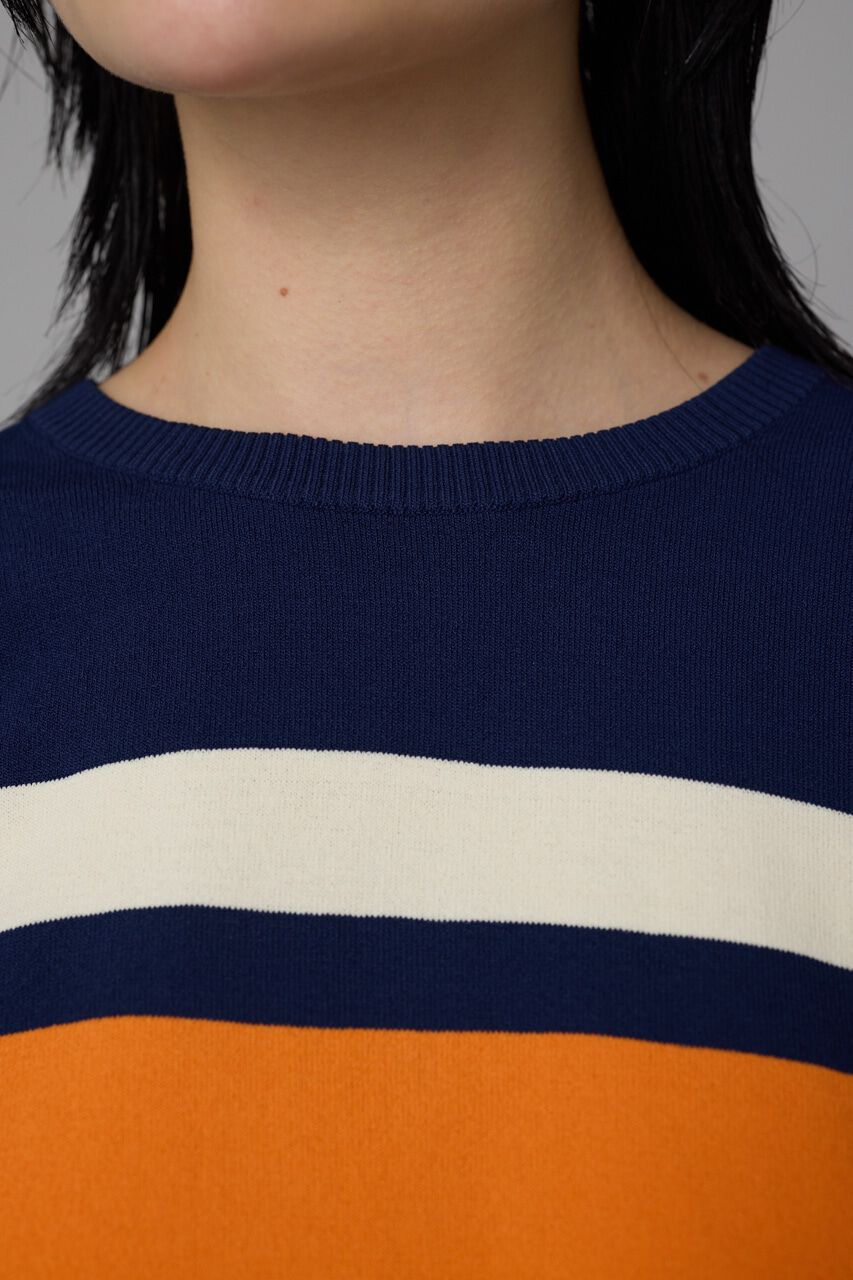 HeRIN.CYE「Border knit tops」|ニット・セーター|