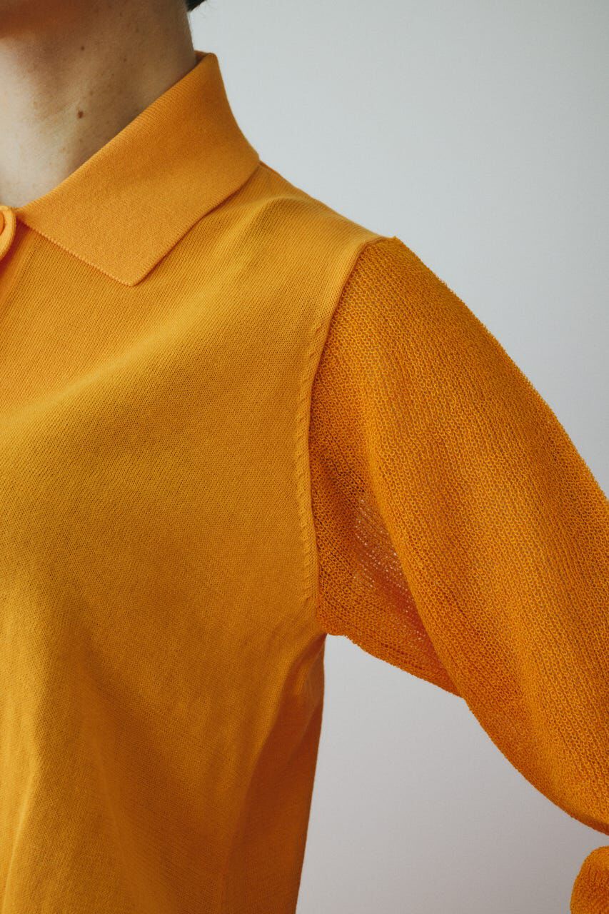 HeRIN.CYE「［予約］Sheer sleeve cardigan」|ニット・セーター|