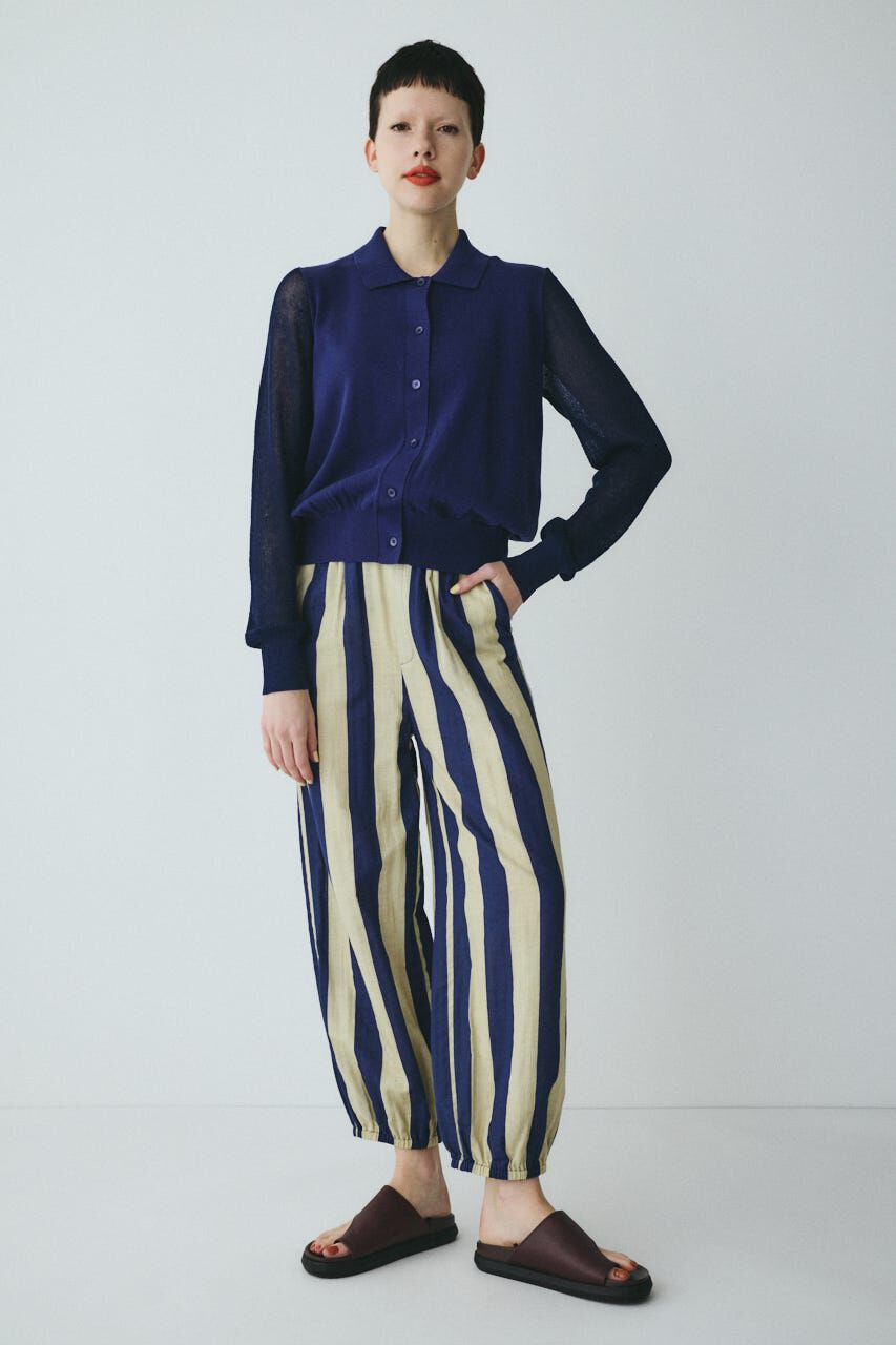 HeRIN.CYE「［予約］Sheer sleeve cardigan」|ニット・セーター|