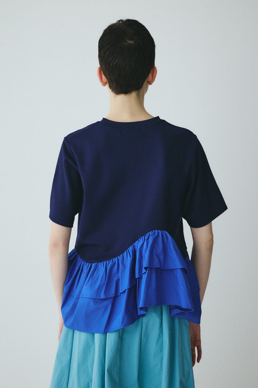 HeRIN.CYE「［予約］Frill hem ponte tops」|Tシャツ・カットソー|