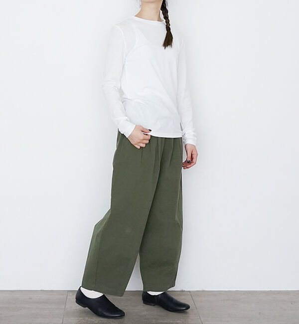 オローネ「マイアンダーカットソー」|Tシャツ・カットソー|