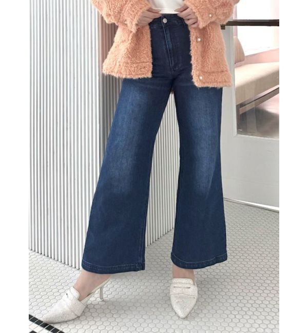 CALNAMUR「SHINY HEART DENIM PT/シャイニーハートデニムパンツ」|デニム|