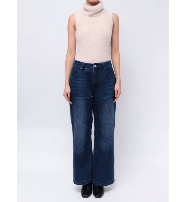 CALNAMUR「SHINY HEART DENIM PT/シャイニーハートデニムパンツ」|デニム|