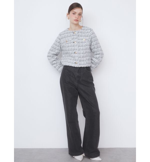 CALNAMUR「SHINY HEART DENIM PT/シャイニーハートデニムパンツ」|デニム|