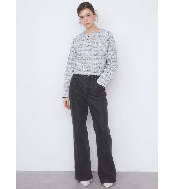 CALNAMUR「SHINY HEART DENIM PT/シャイニーハートデニムパンツ」|デニム|