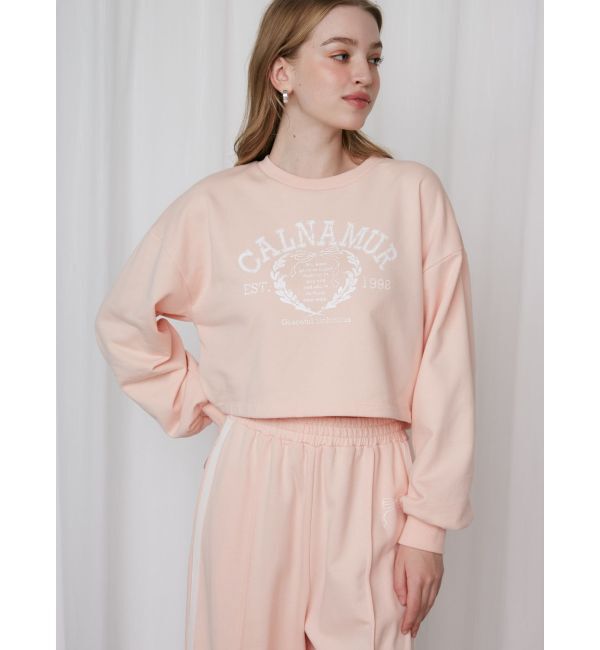 CALNAMUR「SIDE LINE RIBBON PRINT SWEAT PT/サイドラインリボンプリントスウェットパンツ」|その他|