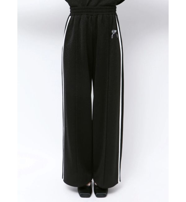 CALNAMUR「SIDE LINE RIBBON PRINT SWEAT PT/サイドラインリボンプリントスウェットパンツ」|その他|