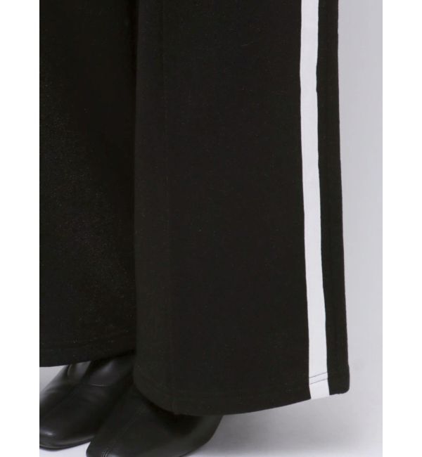 CALNAMUR「SIDE LINE RIBBON PRINT SWEAT PT/サイドラインリボンプリントスウェットパンツ」|その他|