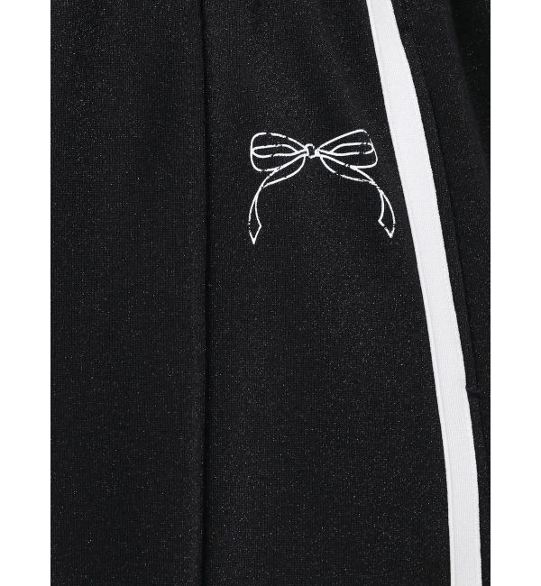 CALNAMUR「SIDE LINE RIBBON PRINT SWEAT PT/サイドラインリボンプリントスウェットパンツ」|その他|