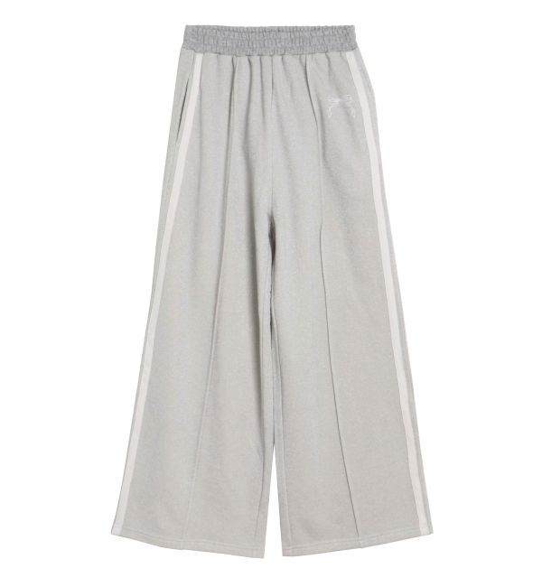 CALNAMUR「SIDE LINE RIBBON PRINT SWEAT PT/サイドラインリボンプリントスウェットパンツ」|その他|