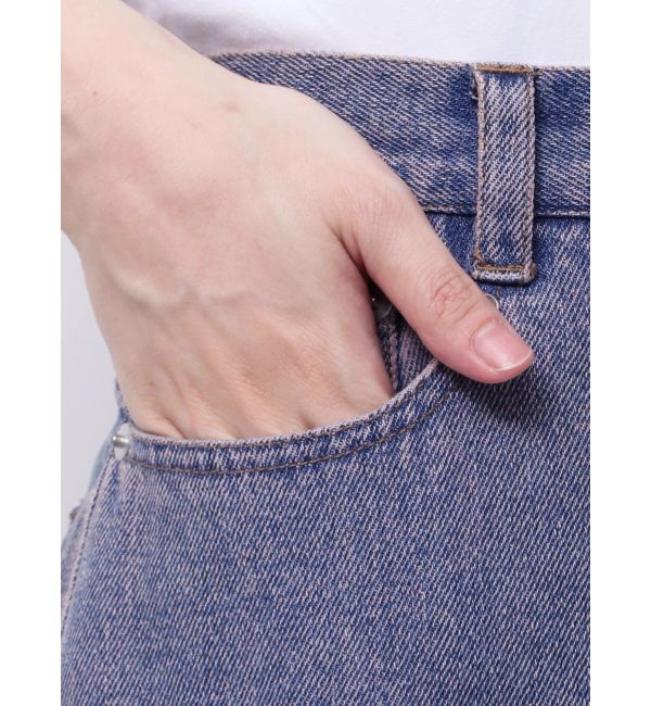 CALNAMUR「OVERDYE DENIM WIDE PT/オーバーダイデニムワイドパンツ」|デニム|