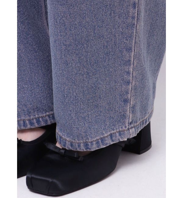 CALNAMUR「OVERDYE DENIM WIDE PT/オーバーダイデニムワイドパンツ」|デニム|