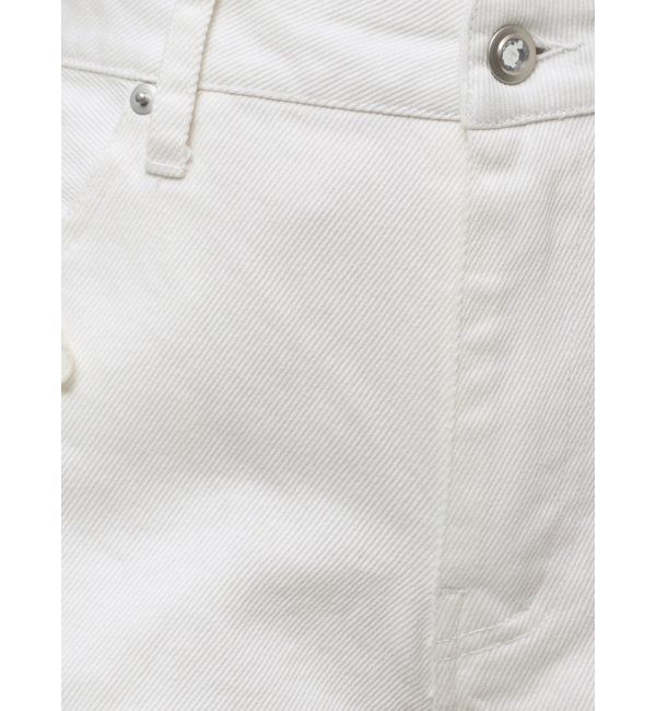 CALNAMUR「3D FLOWER STRAIGHT DENIM PT/3Dフラワーストレートデニムパンツ」|デニム|