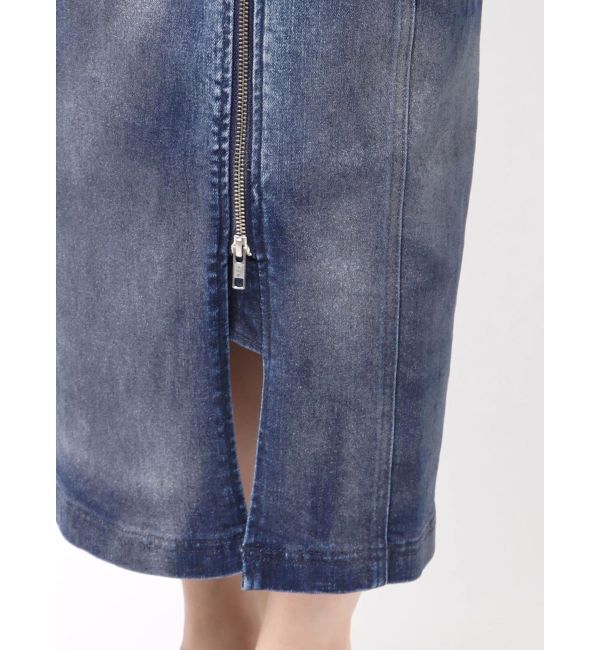 CALNAMUR「GLITTER DENIM ZIP TIGHT SKIRT/グリッターデニムジップタイトスカート」|スカート|