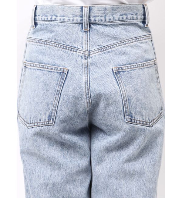 CALNAMUR「DENIM LINE SLIT PANTS/デニムラインスリットパンツ」|デニム|