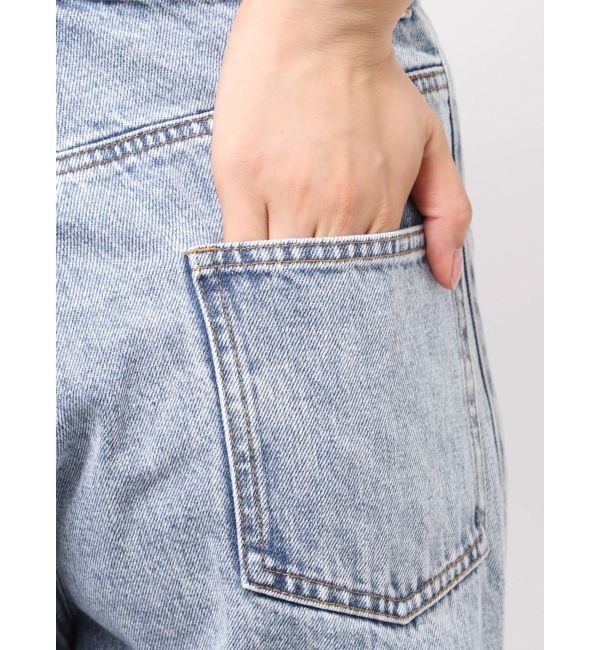 CALNAMUR「DENIM LINE SLIT PANTS/デニムラインスリットパンツ」|デニム|