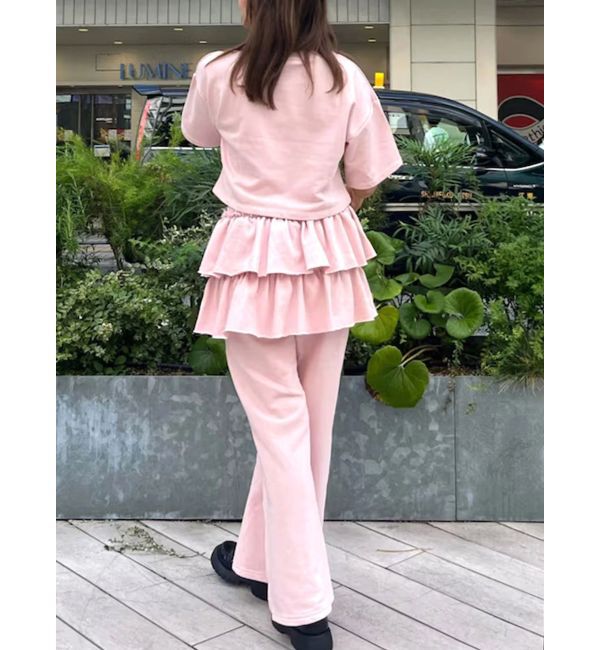 CALNAMUR「スカートレイヤードスウェットパンツ」|その他|