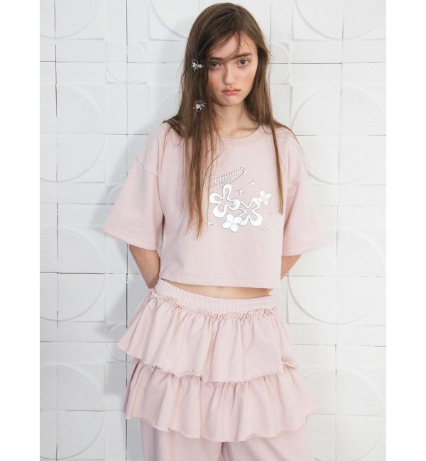 CALNAMUR「スカートレイヤードスウェットパンツ」|その他|