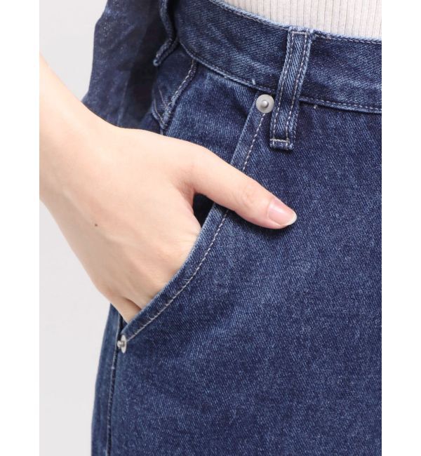 CALNAMUR「バックリボンデニムパンツ」|デニム|