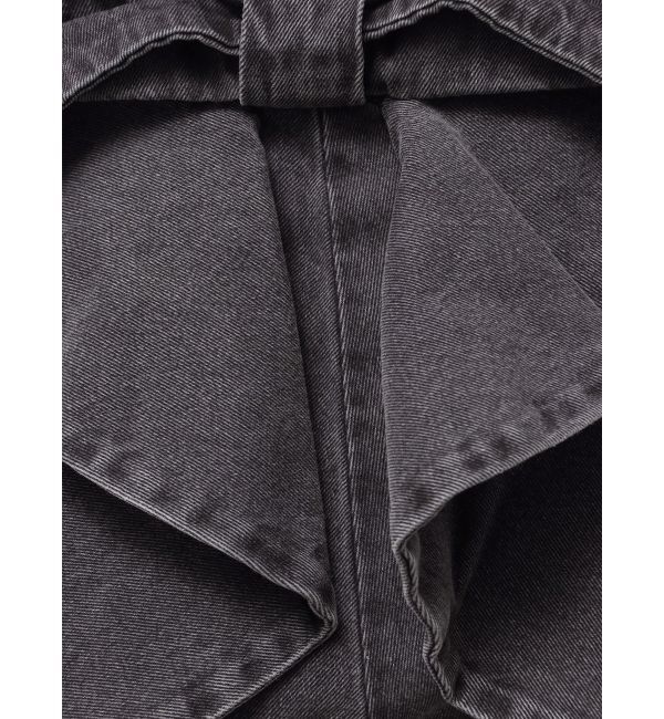 CALNAMUR「バックリボンデニムパンツ」|デニム|