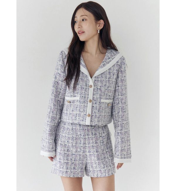 CALNAMUR「バックポケットツイードショートパンツ」|その他|