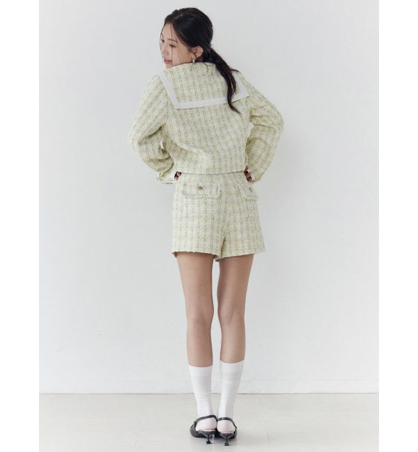 CALNAMUR「バックポケットツイードショートパンツ」|その他|