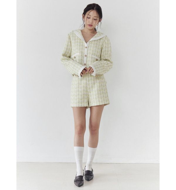 CALNAMUR「バックポケットツイードショートパンツ」|その他|
