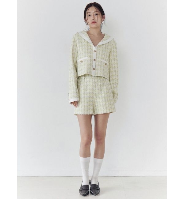 CALNAMUR「バックポケットツイードショートパンツ」|その他|