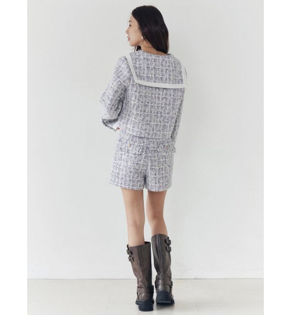 CALNAMUR「バックポケットツイードショートパンツ」|その他|