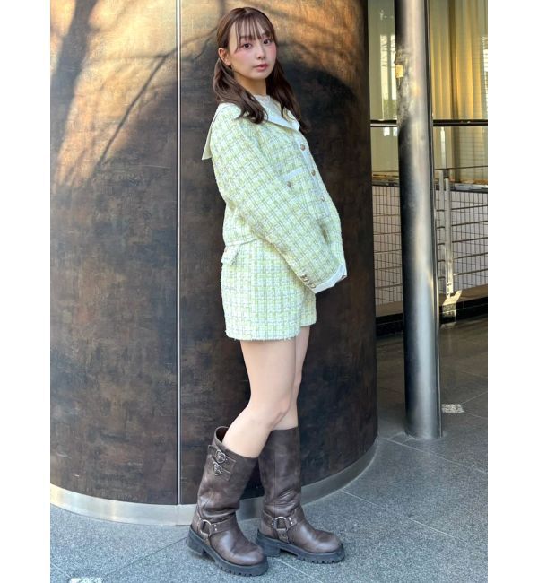 CALNAMUR「バックポケットツイードショートパンツ」|その他|