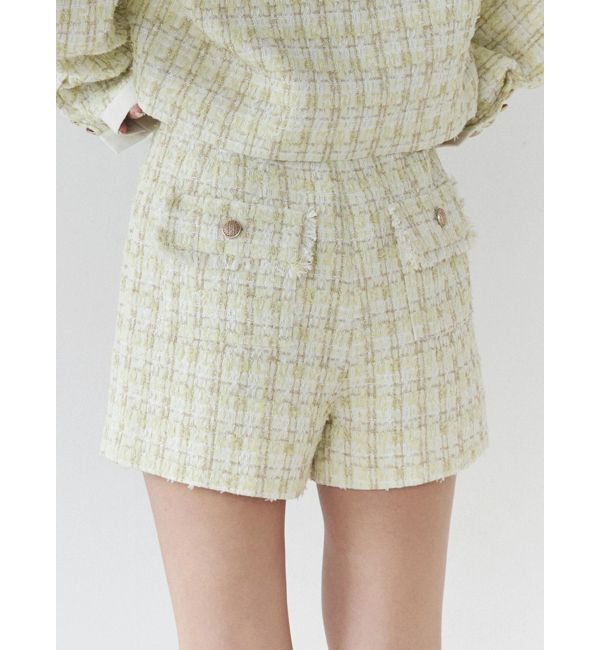 CALNAMUR「バックポケットツイードショートパンツ」|その他|