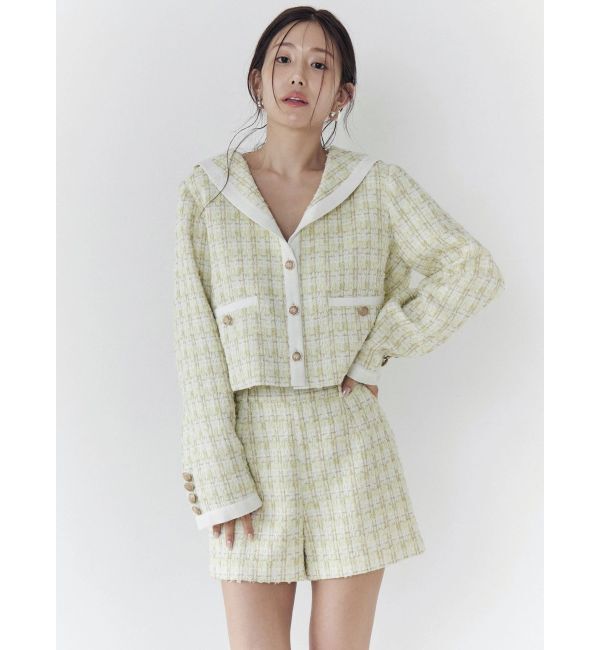 CALNAMUR「バックポケットツイードショートパンツ」|その他|