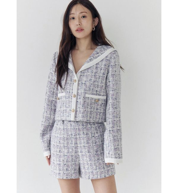 CALNAMUR「バックポケットツイードショートパンツ」|その他|