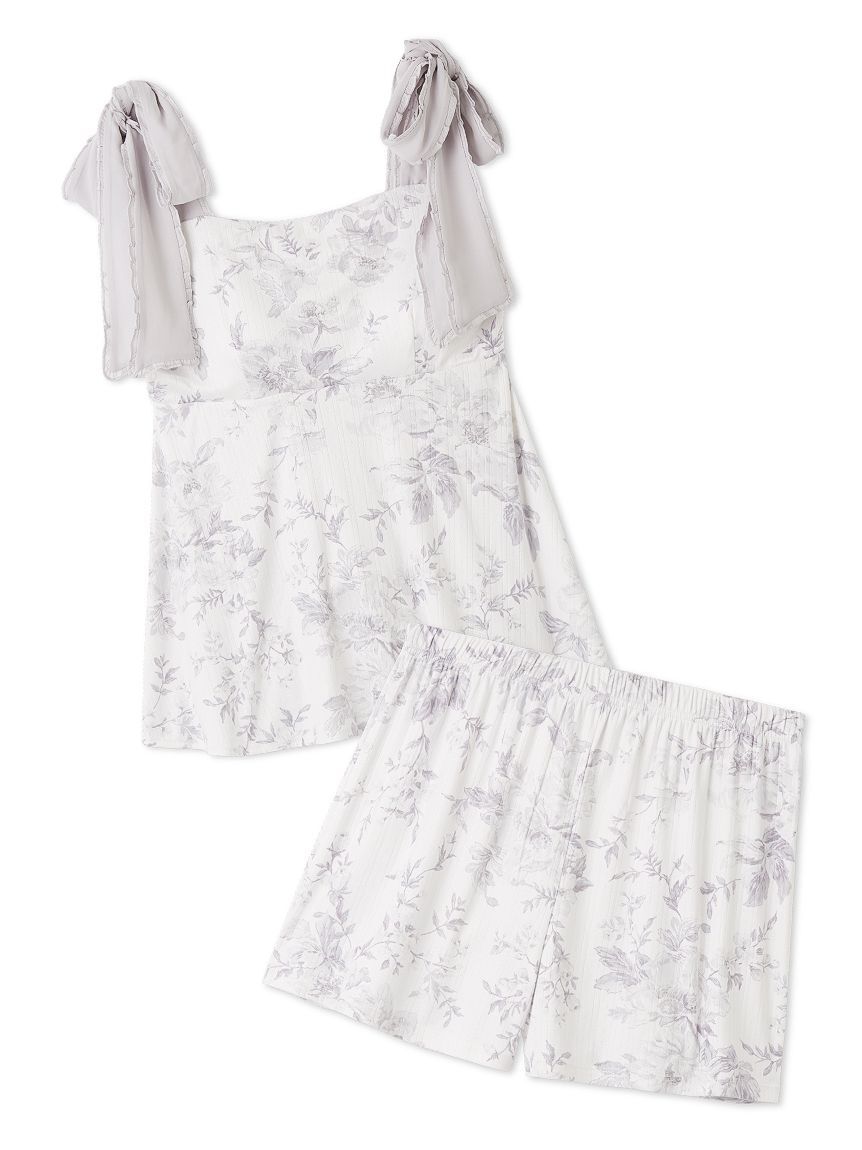 SNIDEL HOME「ショルダーリボンカットセットアップ」|ルームウェア|